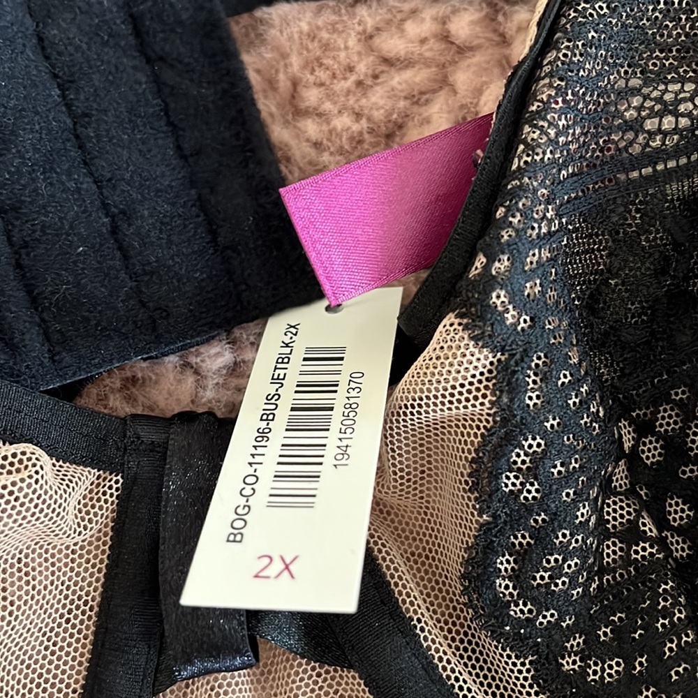 Adore Me NWT Bustier in Black 2X - Picture 3 of 4